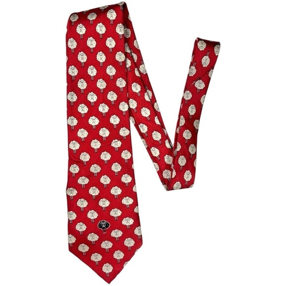 Vintage Traditional Craft Silk Black Sheep Tie - Picture 3 of 10